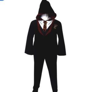 Gryffindor House Uniform Hooded Footie Pajamas